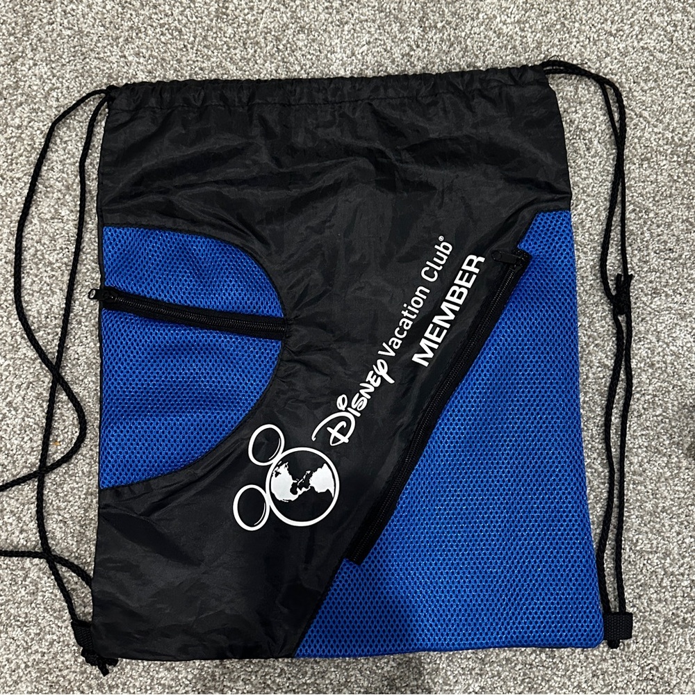 Disney Vacation Club Member Drawstring Cinch Bag